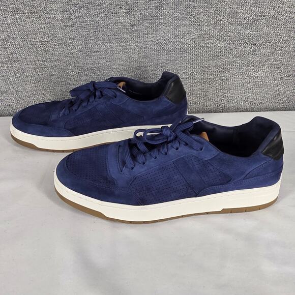 VINCE BLUE MASON SNEAKER SUEDE LEATHER GUM SOLE CASUAL SHOE SIZE 9 - Picture 2 of 11
